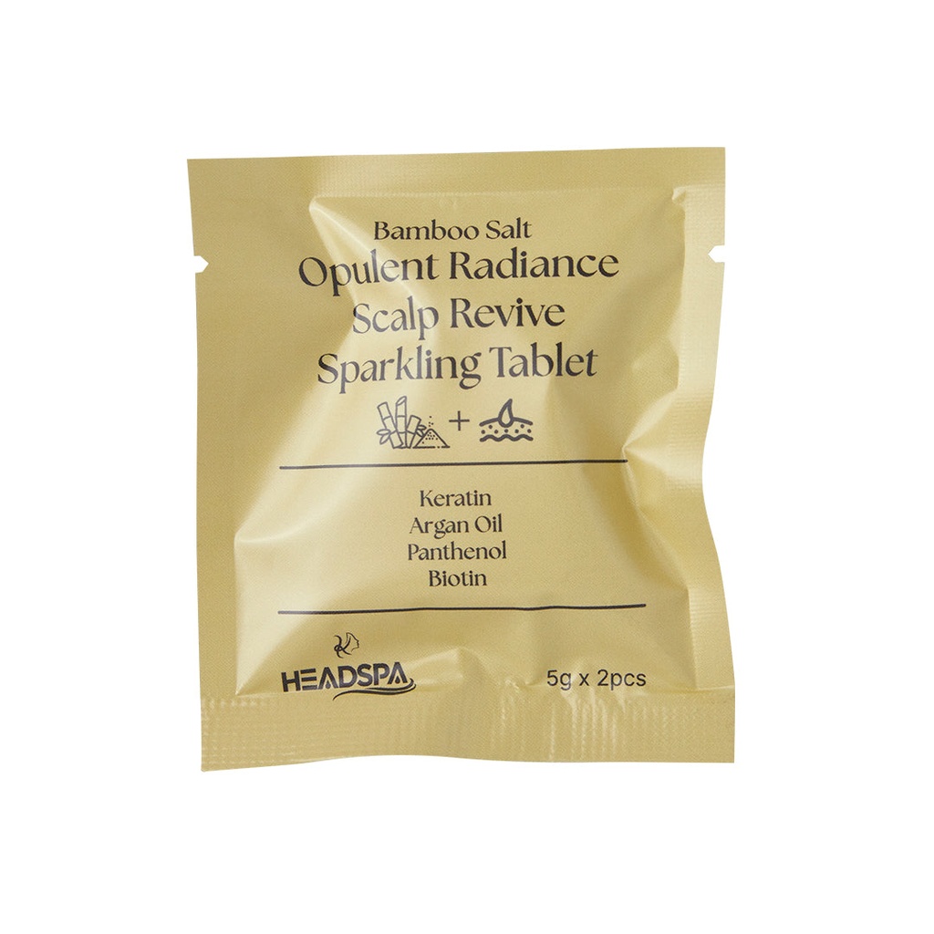 [BS-ETABLET] Tabletă Sparkling Bamboo Salt - Opulent Radiance, revitalizare scalp